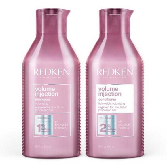 Redken - Volume Injection Duo Shampoo & Conditionery For Fine Hair - 500 ml / 16 - Picture 2 of 8